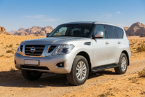Nissan Armada 2016–2024 Allmond Black side steps (2 st., aluminium) foto 2