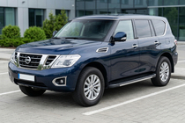 Nissan Armada 2016–2024 Bosphore Grey zijtreden (set van 2, aluminium) foto 1