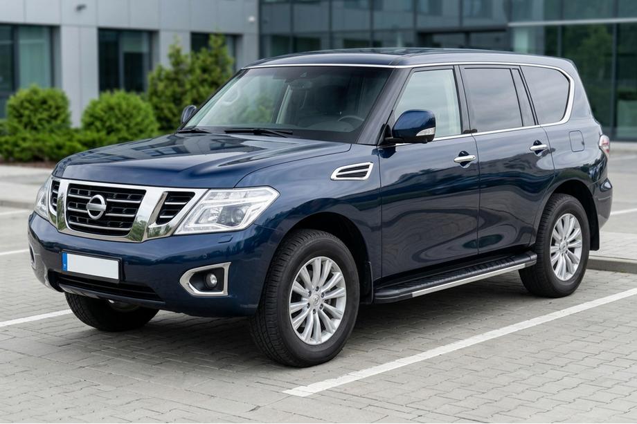 Nissan Armada 2016–2024 Bosphore Grey zijtreden (set van 2, aluminium) Image