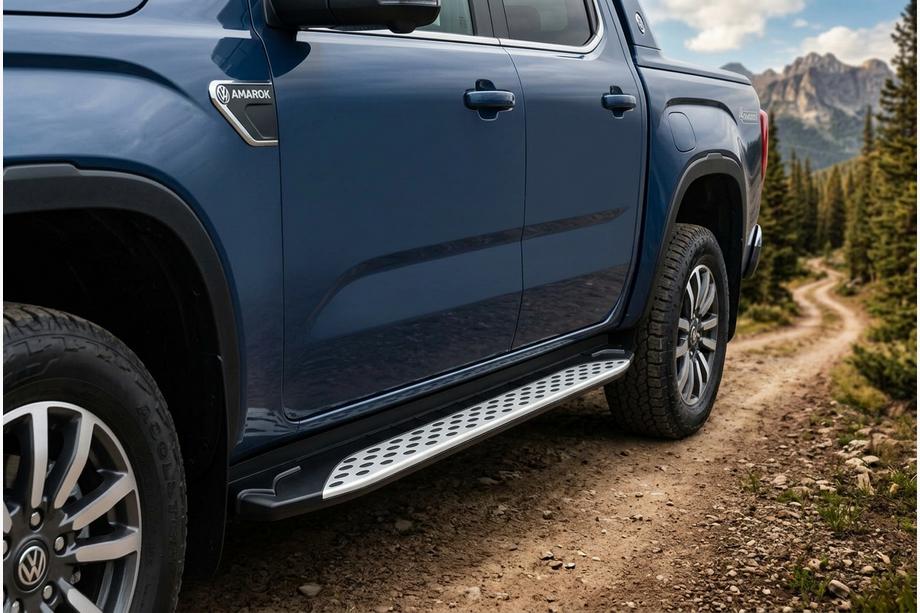 Volkswagen Amarok 2022– Side steps Shining V1 (2 st., aluminium) Image