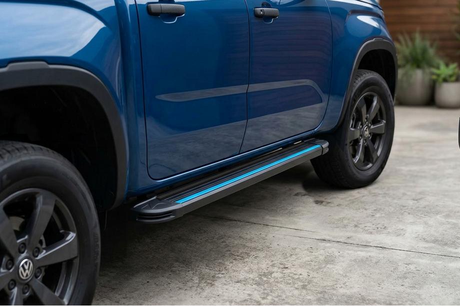 Volkswagen Amarok 2022– Maya Blue zijtreden (2 stuks, aluminium) Image