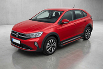 Volkswagen Taigo 2020– Side steps Maya Red (2 stuks, aluminium) foto 1