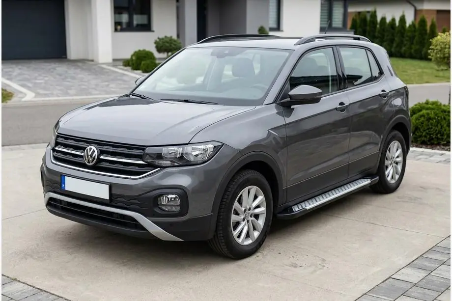 Volkswagen T-Cross 2019– Side steps Allmond Grey (set van 2, aluminium) Image