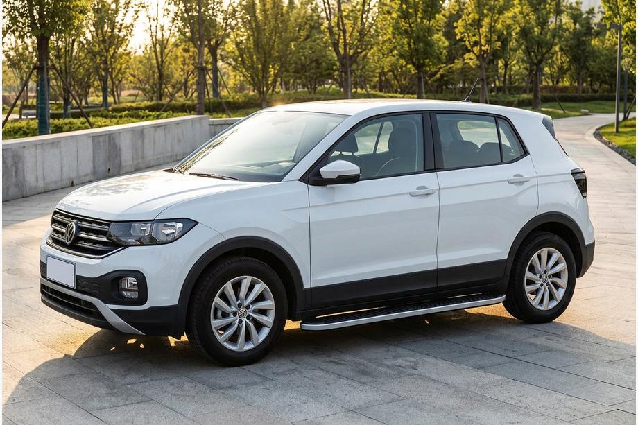 Volkswagen T-Cross 2019– Side steps Tayga Grey (2 stuks, aluminium) Image