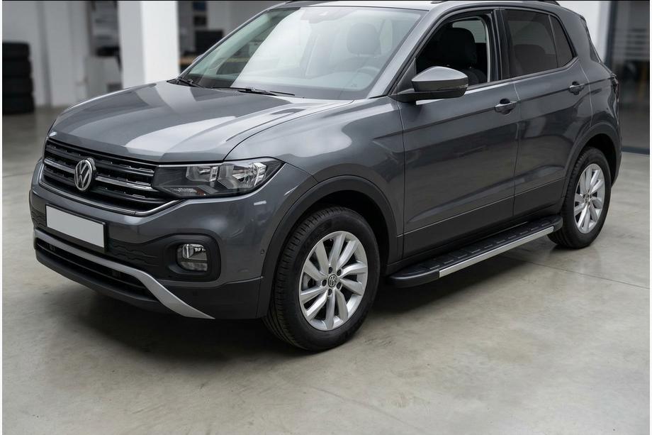 Volkswagen T-Cross 2019– Duru side steps (2 stuks, aluminium) Image