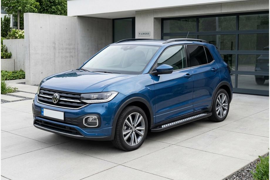 Volkswagen T-Cross 2019– Zijtreden Vision New Black (2 stuks, aluminium) Image