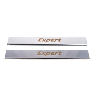 Instaplijsten (Carmos, 2 stuks, RVS) Peugeot Expert 2007–2016 foto 2