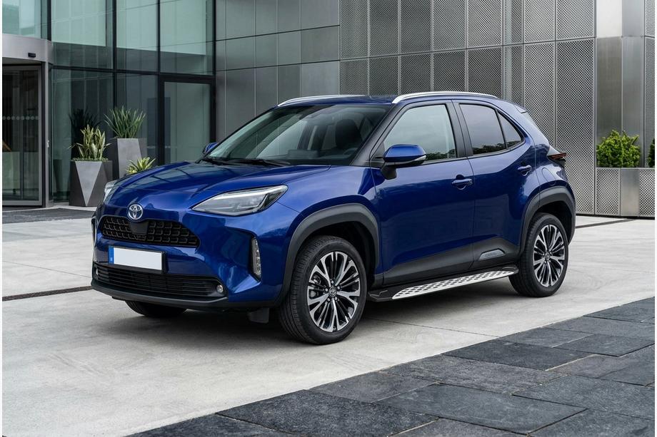 Toyota Yaris/Yaris Cross (XP210) 2020– Side steps Shining V1 (2 st., aluminium) Image