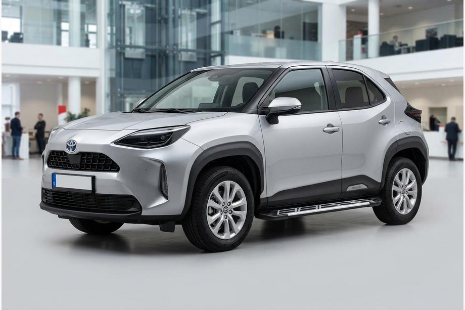 Toyota Yaris/Yaris Cross (XP210) 2020– Sunrise side steps (set van 2, aluminium) Image