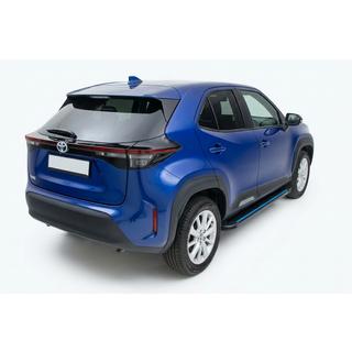 Maya Blue zijtreden (2 stuks, aluminium) Toyota Yaris/Yaris Cross (XP210) 2020– foto 1