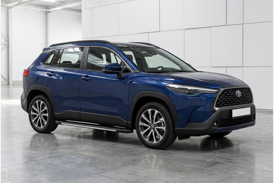 Toyota Corolla Cross 2020– Bosphore Grey zijtreden (set van 2, aluminium) Image