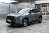 Toyota Corolla Cross 2020– Tayga Black zijtreden (set van 2, aluminium) foto 1