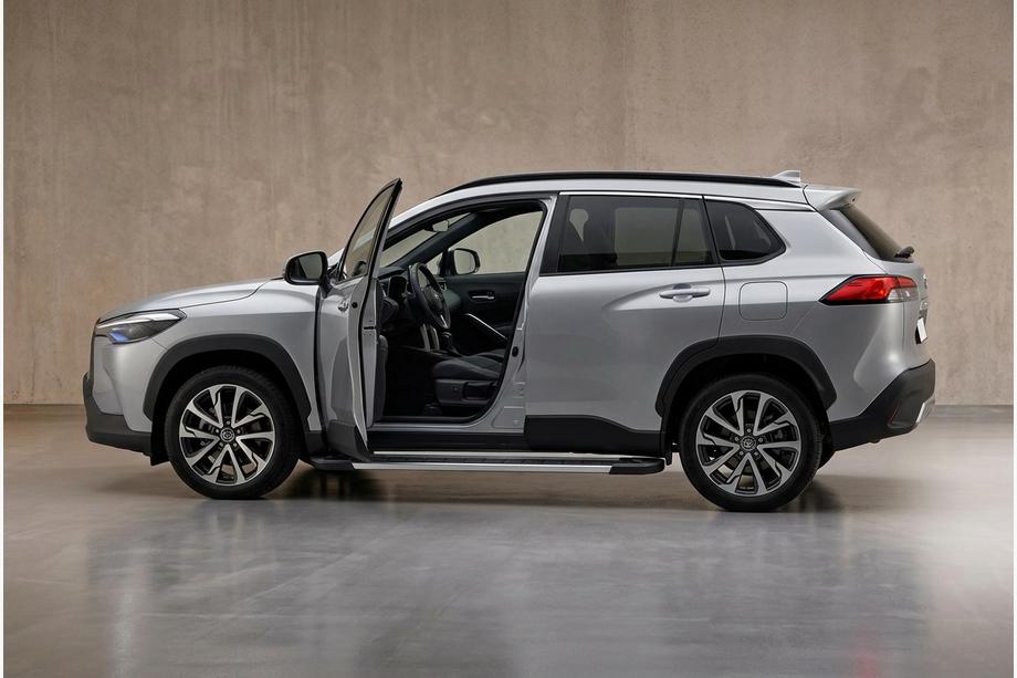 Toyota Corolla Cross 2020– Zijtreden RedLine V1 (2 stuks, aluminium) Image