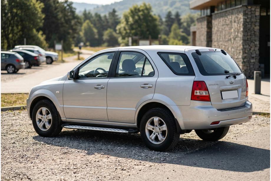 Kia Sorento I BL 2002–2009 Side steps Shining V1 (2 st., aluminium) Foto 1