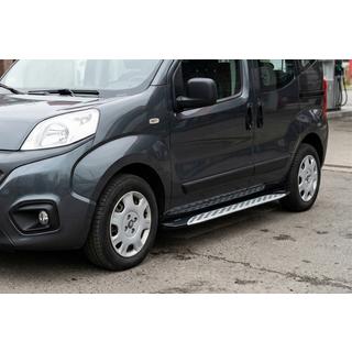 Side steps Shining V1 (2 st., aluminium) Peugeot Bipper 2008–2017 foto 1