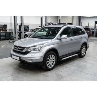 Side steps Shining V1 (2 st., aluminium) Honda CR-V 2007–2011 foto 1