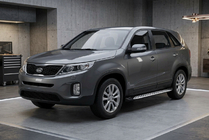 Kia Sorento II XM 2009–2014 Side steps Shining V1 (2 st., aluminium) foto 1
