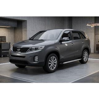 Side steps Shining V1 (2 st., aluminium) Kia Sorento II XM 2009–2014 foto 1