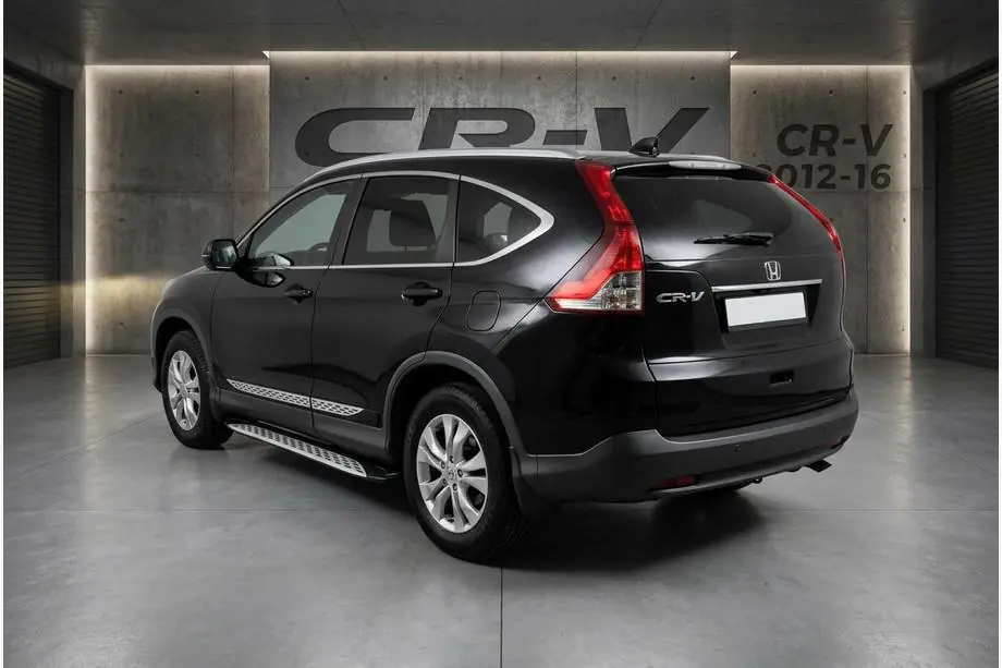 Honda CRV 2012–2016 Side steps Shining V1 (2 st., aluminium) Image