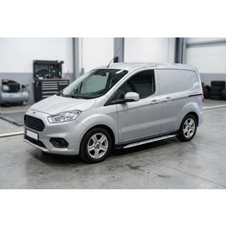 Side steps Shining V1 (2 st., aluminium) Ford Courier 2014–2023 foto 1