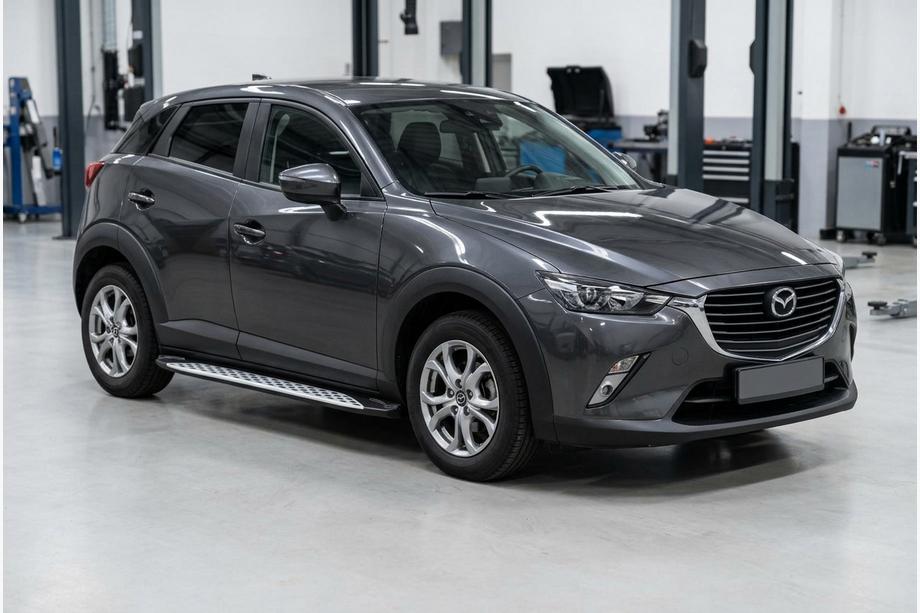 Mazda CX-3 2015– Side steps Shining V1 (2 st., aluminium) Image