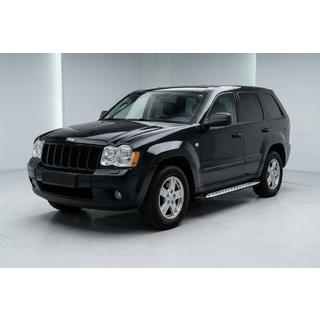 Side steps Shining V1 (2 st., aluminium) Jeep Grand Cherokee WK 2004–2010 foto 1