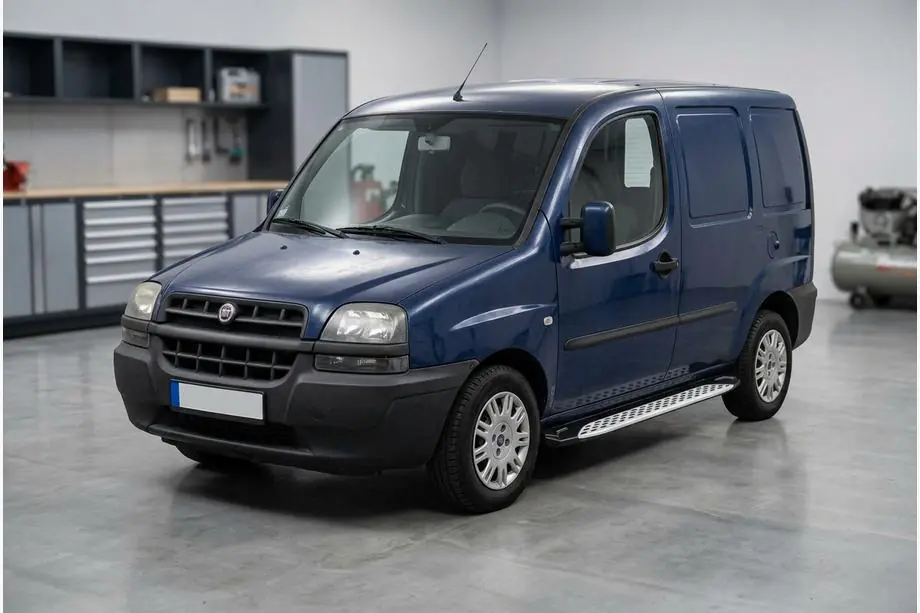 Fiat Doblo I 2001–2005 Side steps Shining V1 (2 st., aluminium) Image