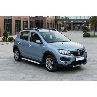 Side steps Shining V1 (2 st., aluminium) Dacia Sandero 2013–2020 foto 1