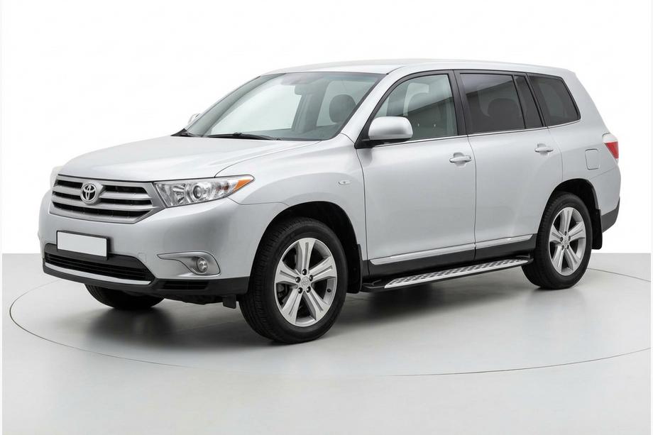 Toyota Highlander 2008–2013 Side steps Shining V1 (2 st., aluminium) Image