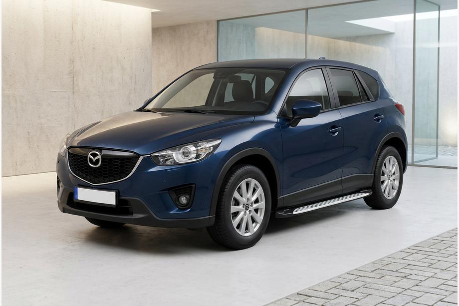 Mazda CX-5 2012–2017 Side steps Shining V1 (2 st., aluminium) Image