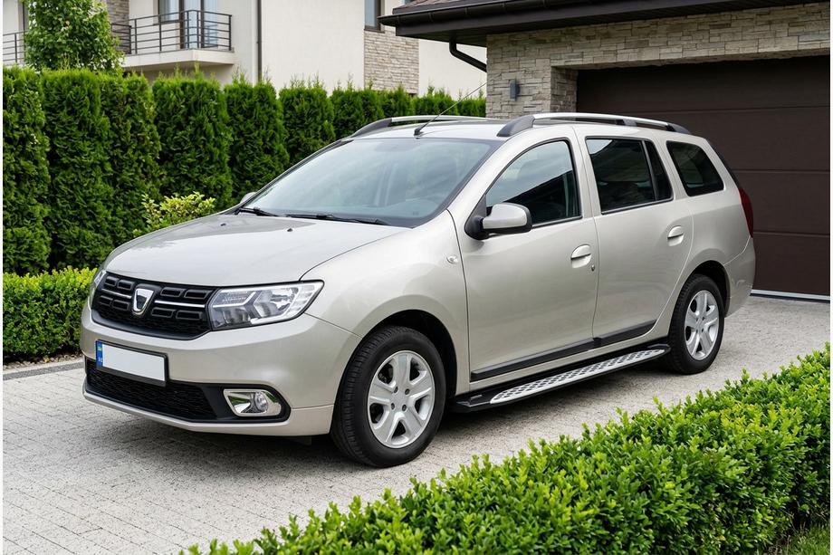 Dacia Logan MCV 2013–2020 Side steps Shining V1 (2 st., aluminium) Image