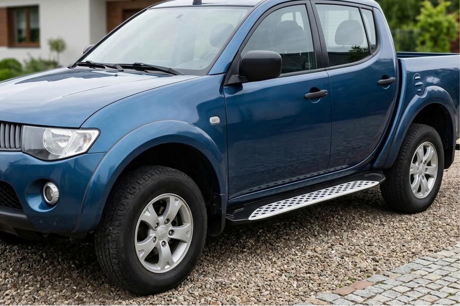 Fiat Fullback 2016– Side steps Shining V1 (2 st., aluminium) Image