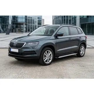 Side steps Shining V1 (2 st., aluminium) Skoda Karoq 2018– foto 1