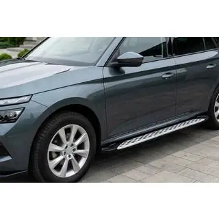 Side steps Shining V1 (2 st., aluminium) Skoda Kamiq 2019– foto 1