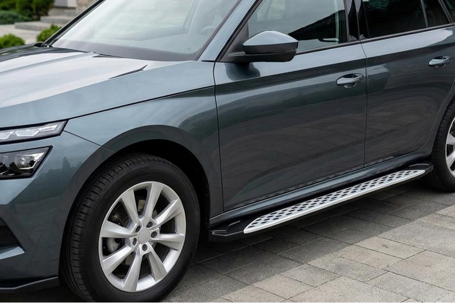 Skoda Kamiq 2019– Side steps Shining V1 (2 st., aluminium) Image