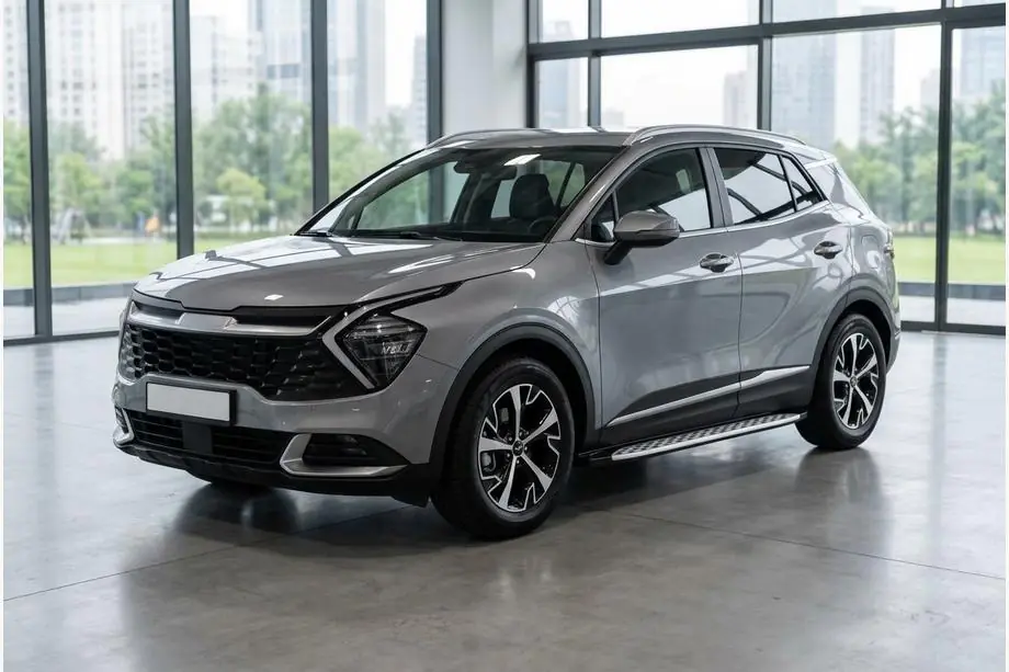 Kia Sportage 2021– Side steps Shining V1 (2 st., aluminium) Image
