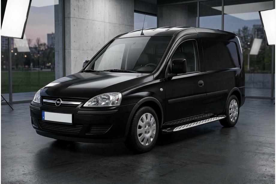 Opel Combo 2002–2012 Side steps Shining V1 (2 st., aluminium) Image