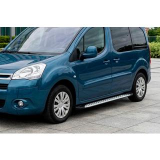 Side steps Shining V1 (2 st., aluminium) Peugeot Partner Tepee 2008–2018 foto 1
