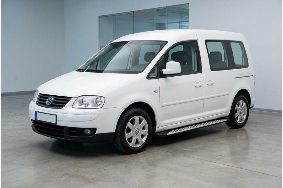 Volkswagen Caddy 2004–2010 Side steps Shining V1 (2 st., aluminium) Image