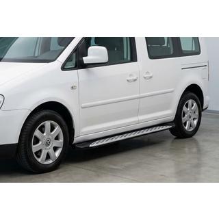 Side steps Shining V1 (2 st., aluminium) Volkswagen Caddy 2010–2015 foto 1