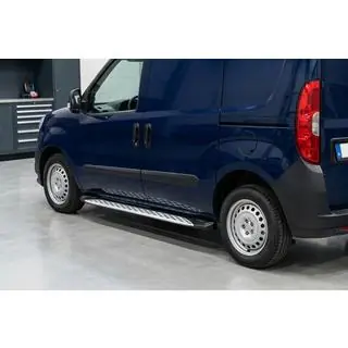 Side steps Shining V1 (2 st., aluminium) Opel Combo 2012–2018 foto 1
