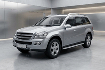 Mercedes GL-klasse X164 2006–2012 Side steps Shining V1 (2 st., aluminium) foto 1