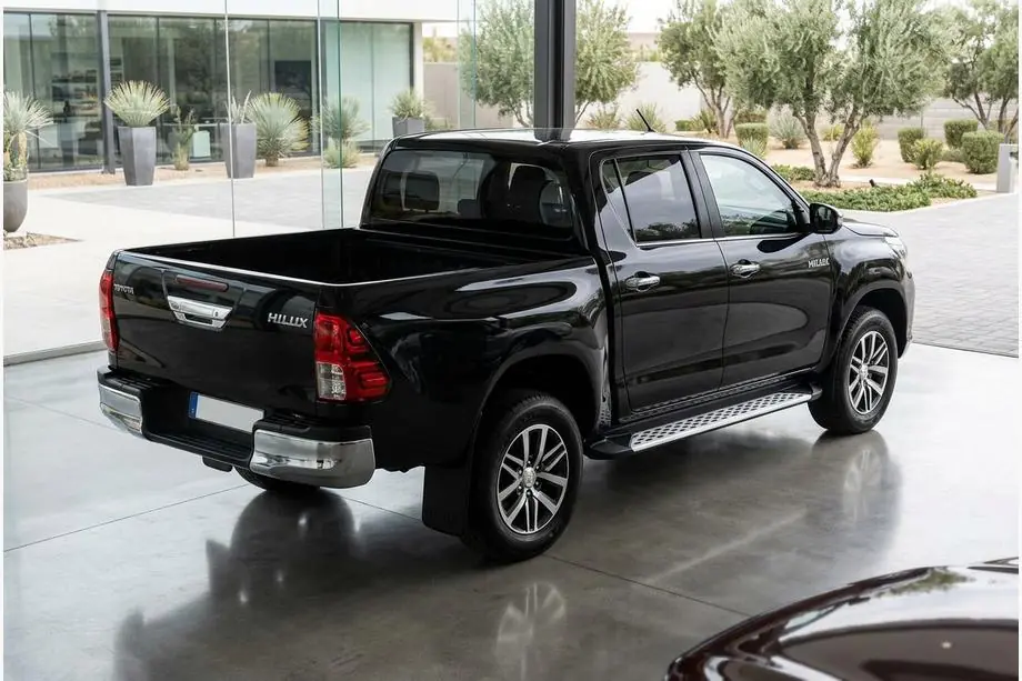 Toyota Hilux 2015– Side steps Shining V1 (2 st., aluminium) Image