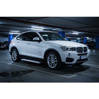 Side steps Shining V1 (2 st., aluminium) BMW X4 F26 2014–2018 foto 1