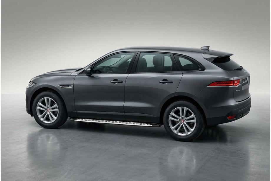 Jaguar F-PACE 2016– Side steps Shining V1 (2 st., aluminium) Image