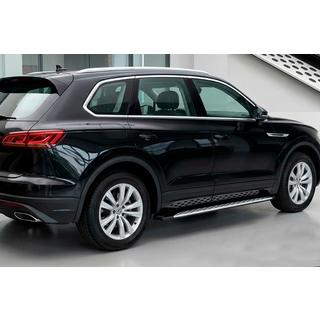 Side steps Shining V1 (2 st., aluminium) Volkswagen Touareg 2018– foto 1