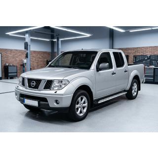 Side steps Shining V1 (2 st., aluminium) Nissan Navara 2006–2015 foto 1