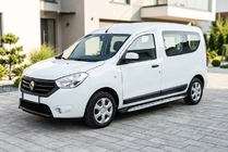 Dacia Dokker 2013–2022 Side steps Shining V1 (2 st., aluminium) foto 1