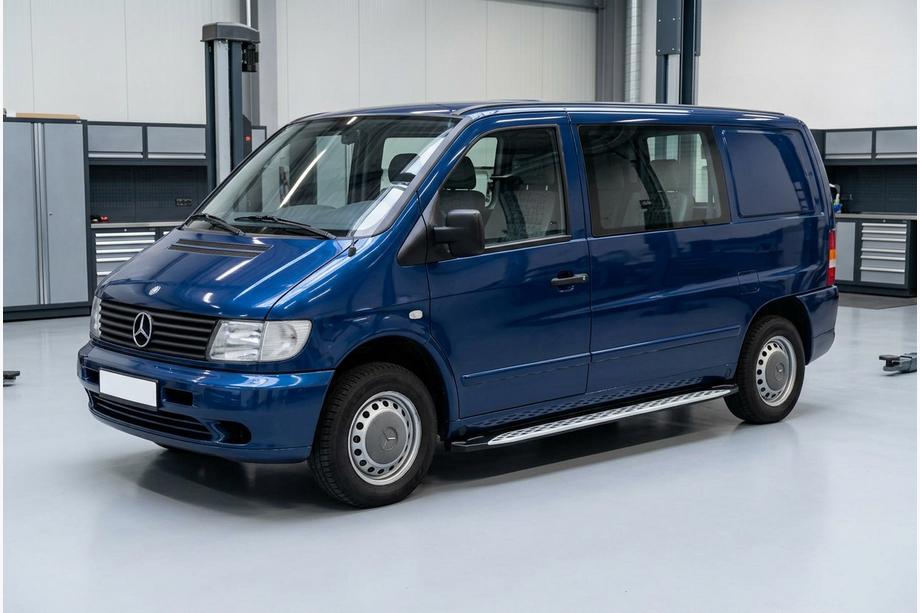 Mercedes Vito W638 1996–2003 Side steps Shining V1 (2 st., aluminium) Image