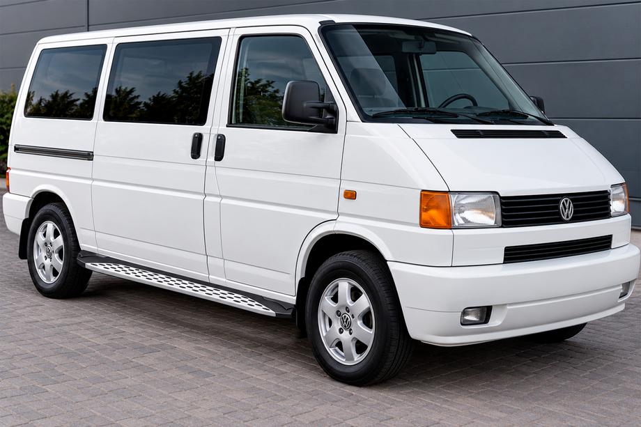 Volkswagen T4 Transporter 1990–2003 Side steps Shining V1 (2 st., aluminium) Image